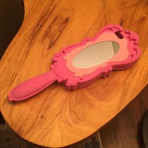 Moschino Barbie Pink Hand Mirror Phone Case